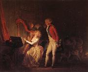Louis-Leopold Boilly Le Concert inprovise ou le prix de l'harmonie oil on canvas